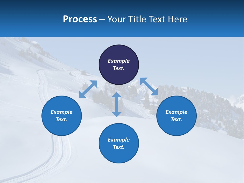 Buried Snowy Air PowerPoint Template