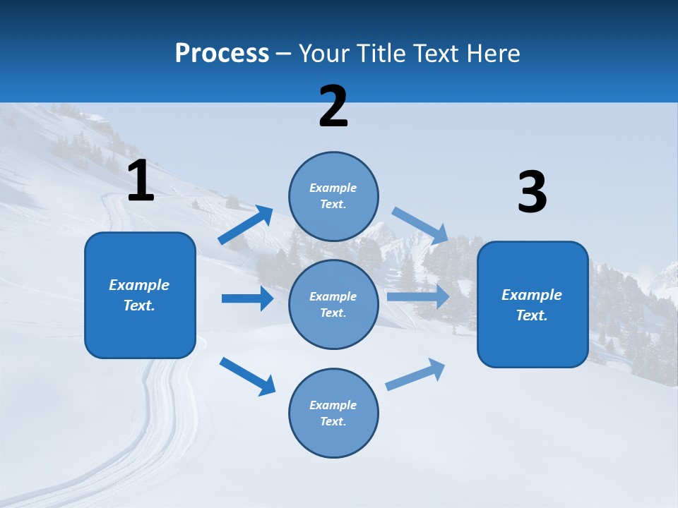 Buried Snowy Air PowerPoint Template