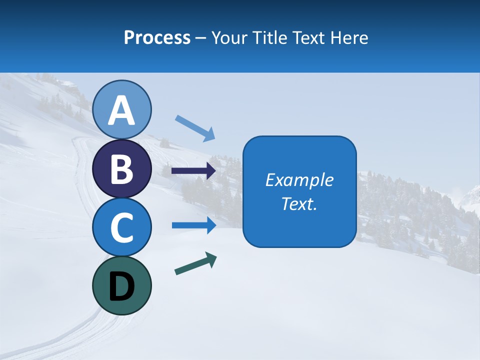 Buried Snowy Air PowerPoint Template