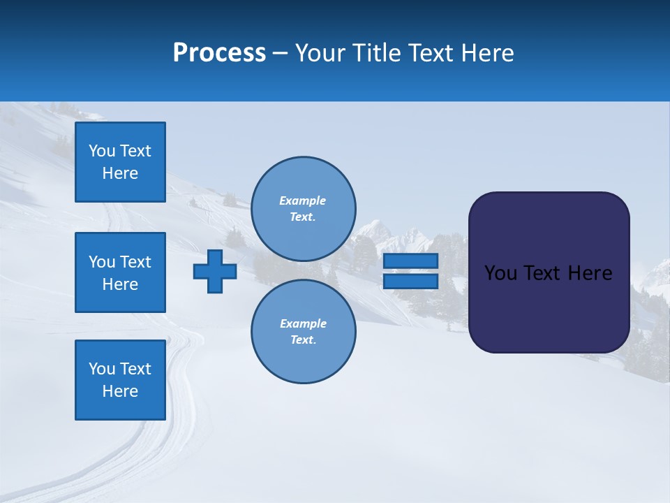 Buried Snowy Air PowerPoint Template