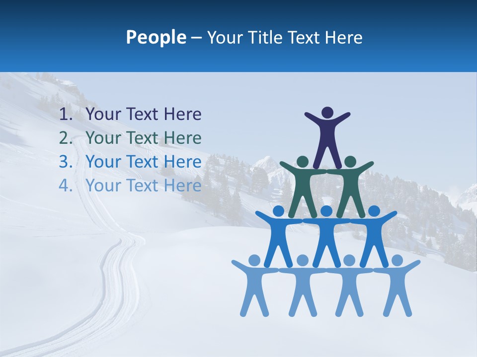 Buried Snowy Air PowerPoint Template