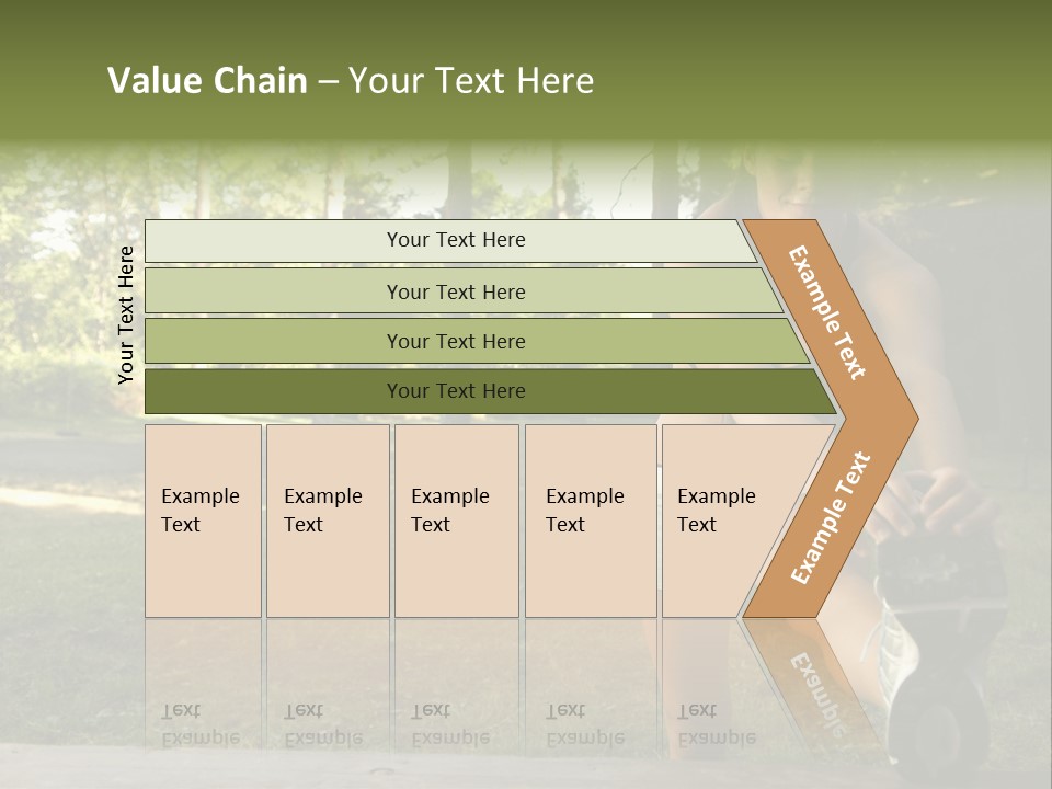 Practice Marathon Female PowerPoint Template
