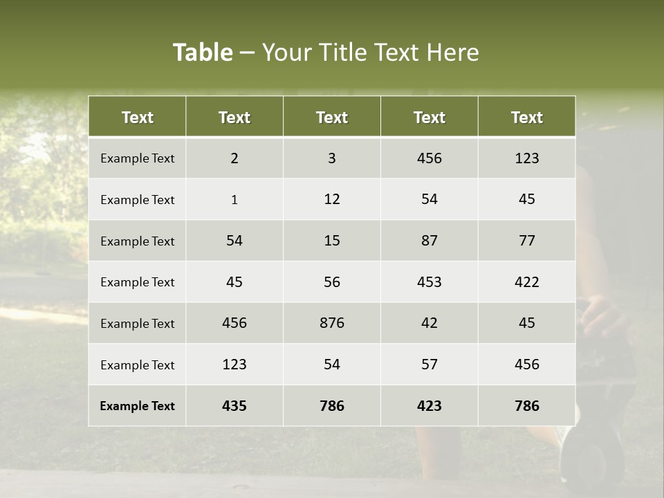 Practice Marathon Female PowerPoint Template