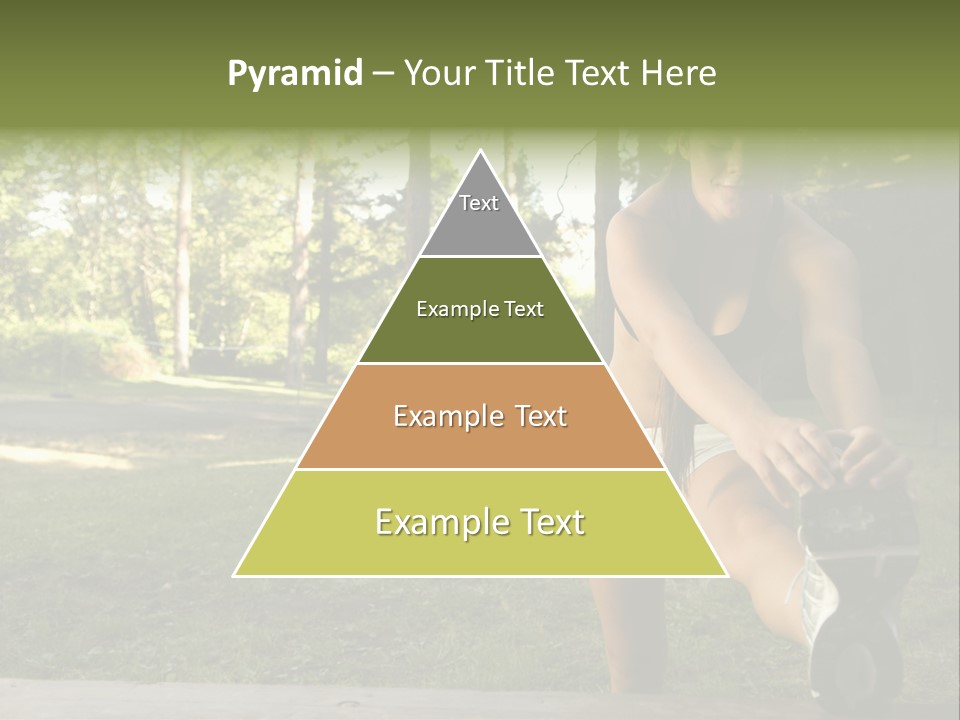 Practice Marathon Female PowerPoint Template