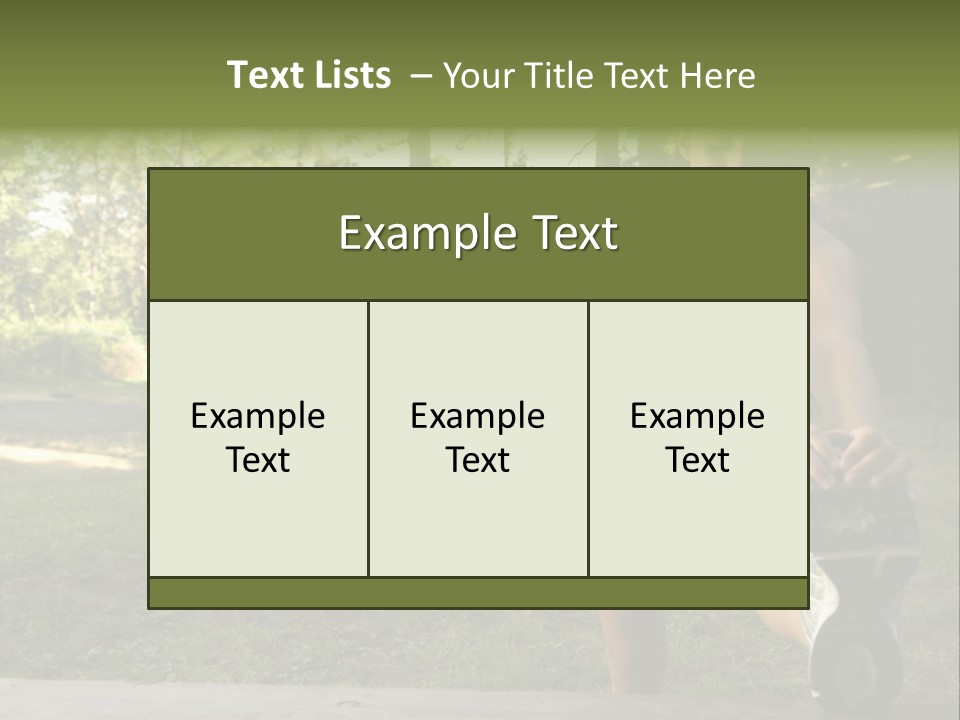 Practice Marathon Female PowerPoint Template