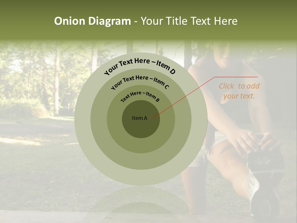 Practice Marathon Female PowerPoint Template