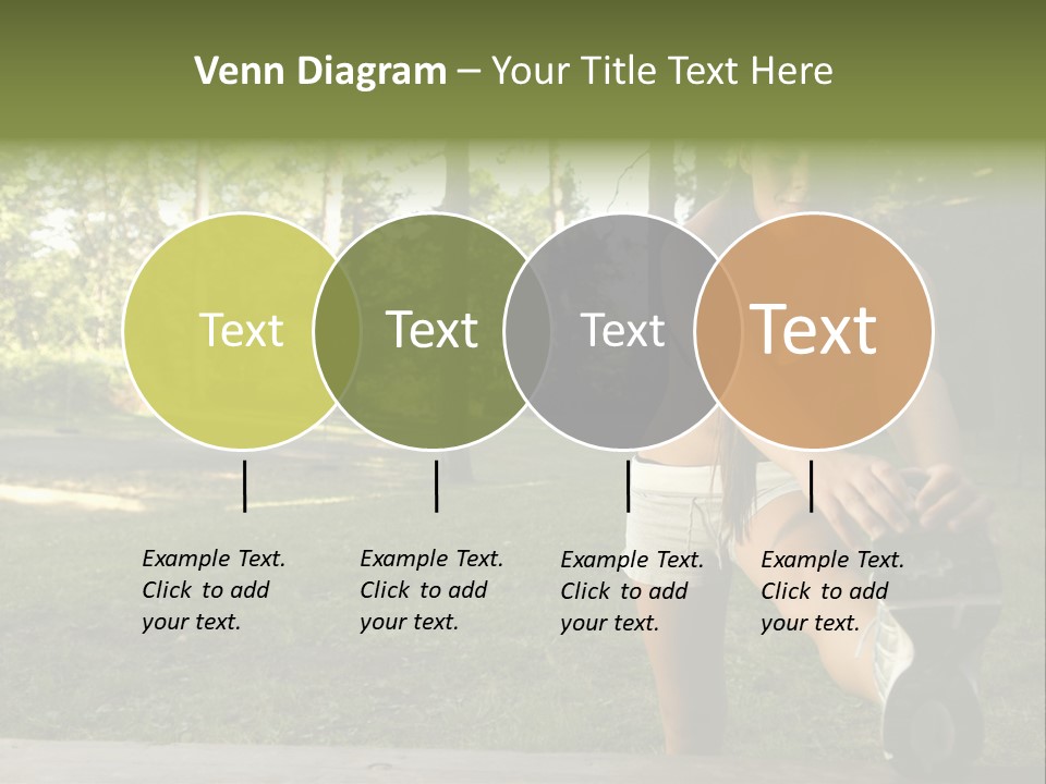 Practice Marathon Female PowerPoint Template