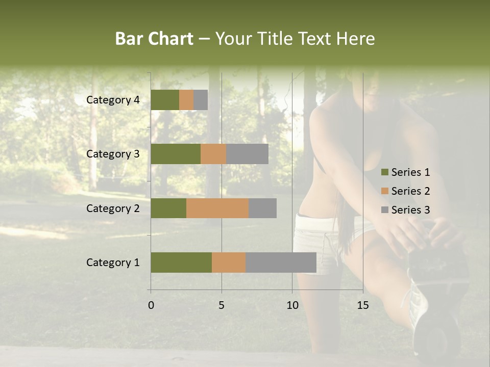 Practice Marathon Female PowerPoint Template