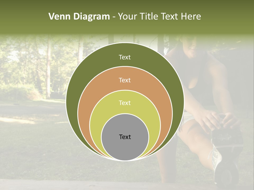 Practice Marathon Female PowerPoint Template