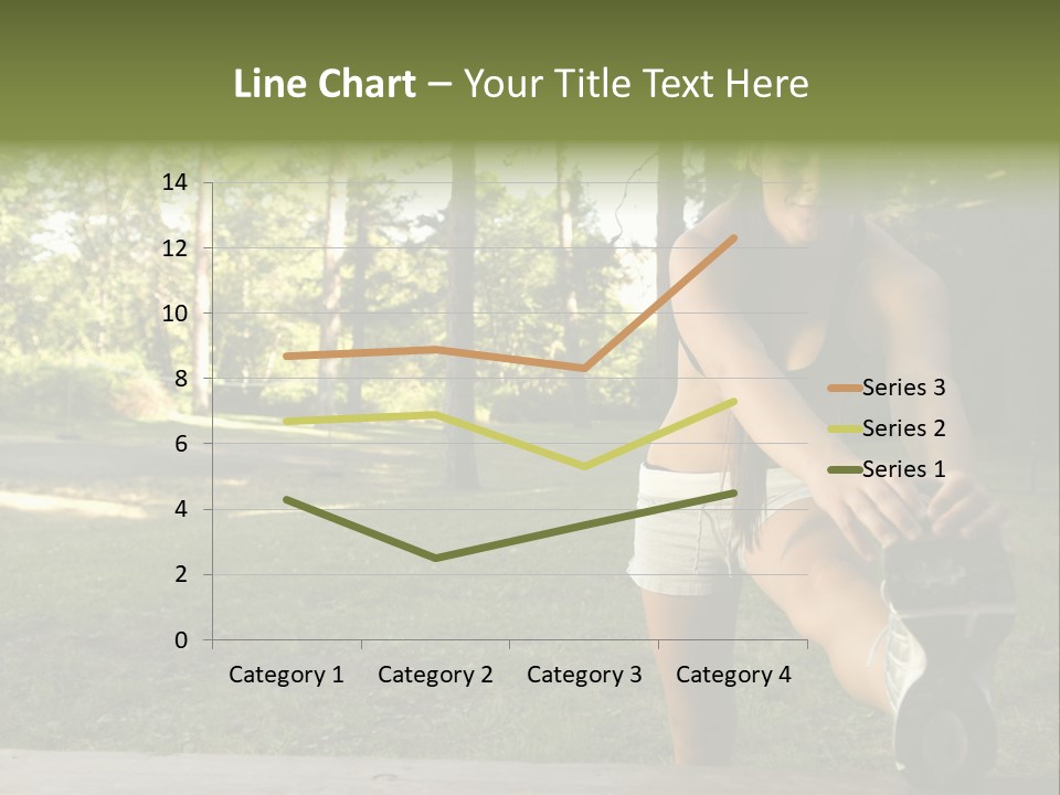 Practice Marathon Female PowerPoint Template