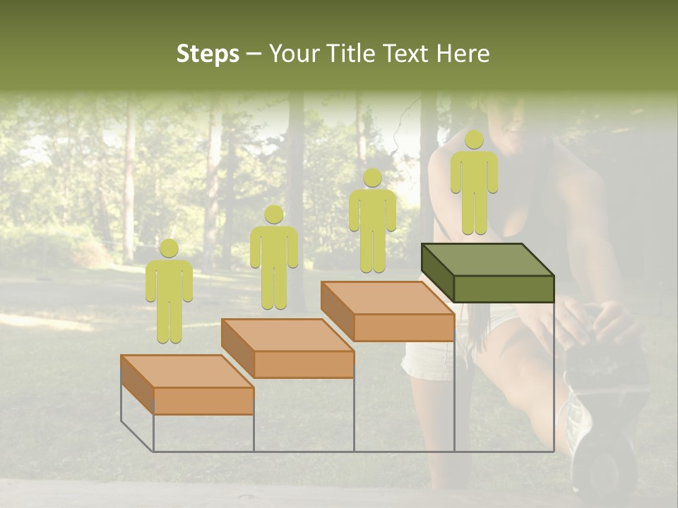 Practice Marathon Female PowerPoint Template