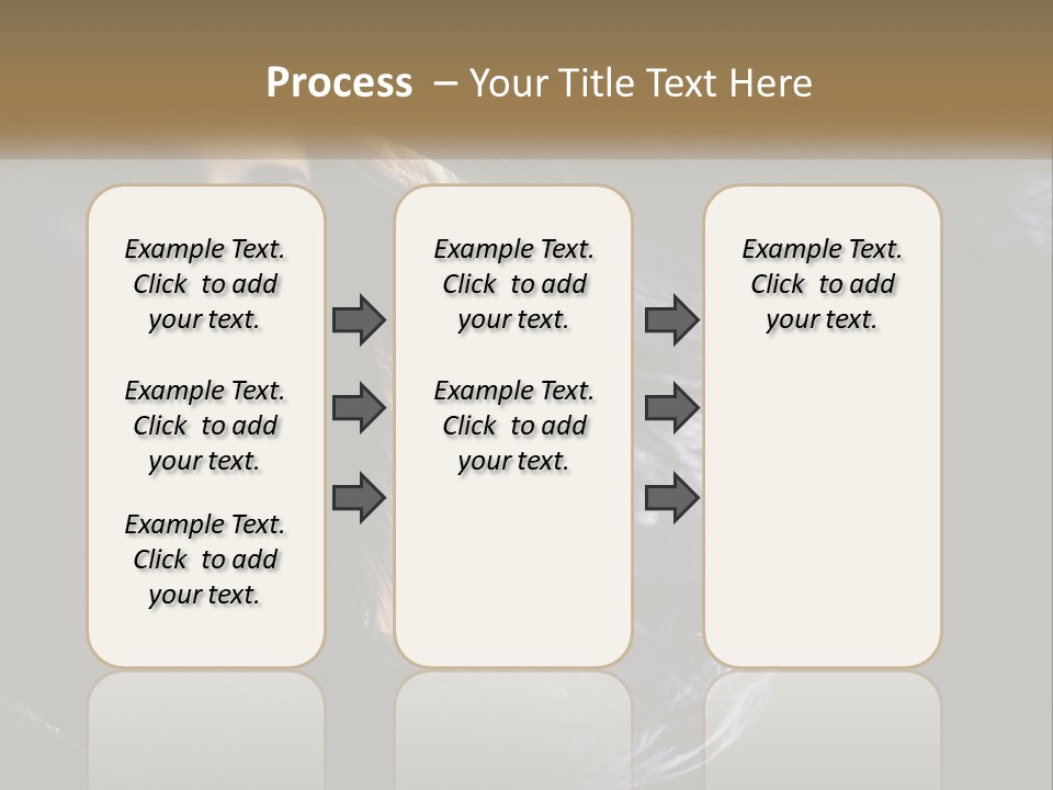 Contrast White Hair PowerPoint Template