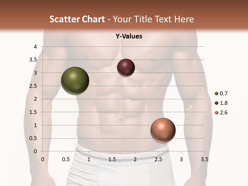 A Man In Underwear Is Posing For A Picture PowerPoint Template