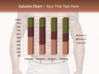 A Man In Underwear Is Posing For A Picture PowerPoint Template
