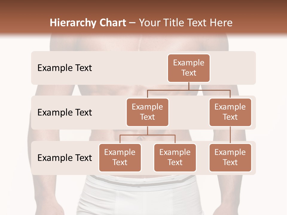 A Man In Underwear Is Posing For A Picture PowerPoint Template