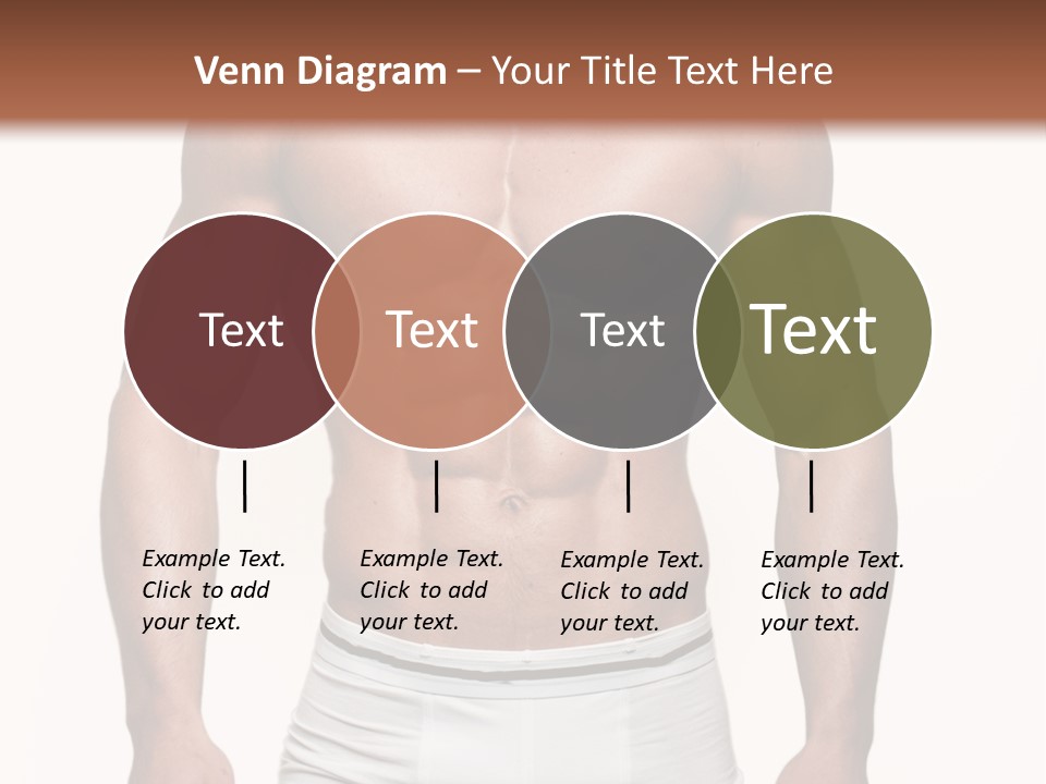 A Man In Underwear Is Posing For A Picture PowerPoint Template