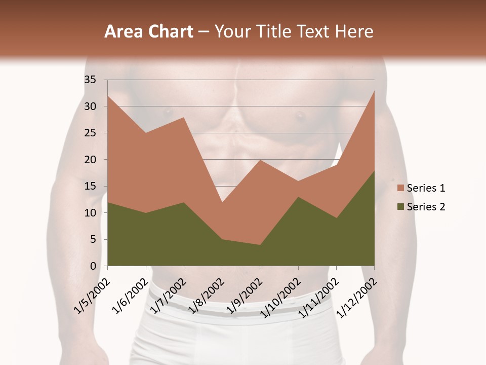 A Man In Underwear Is Posing For A Picture PowerPoint Template