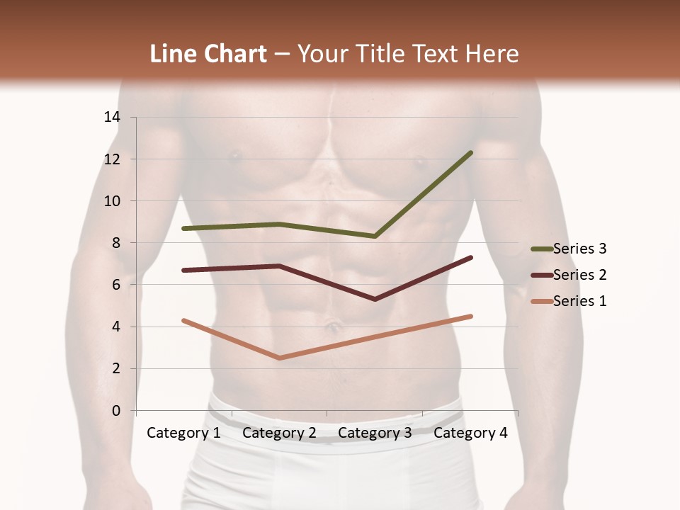 A Man In Underwear Is Posing For A Picture PowerPoint Template