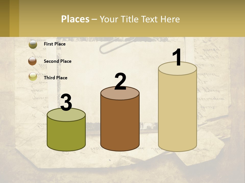 Write Tattered Page PowerPoint Template