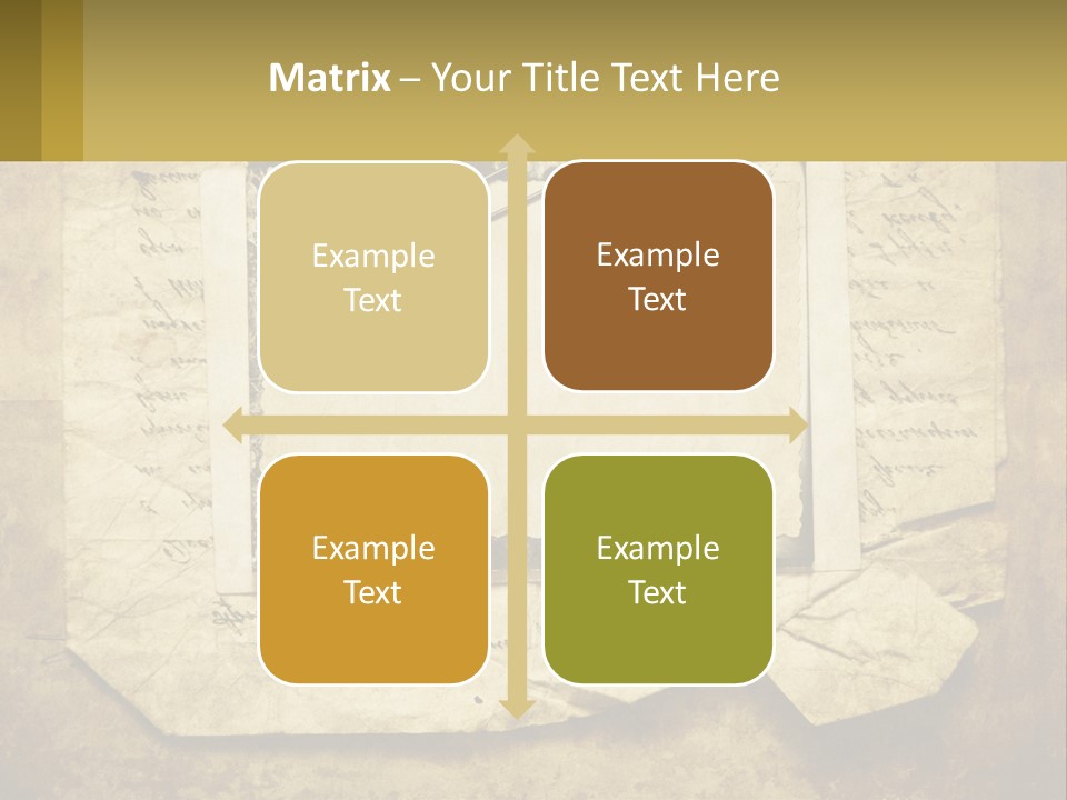Write Tattered Page PowerPoint Template