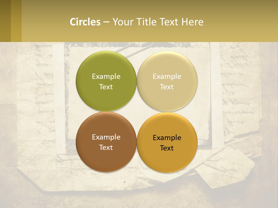 Write Tattered Page PowerPoint Template
