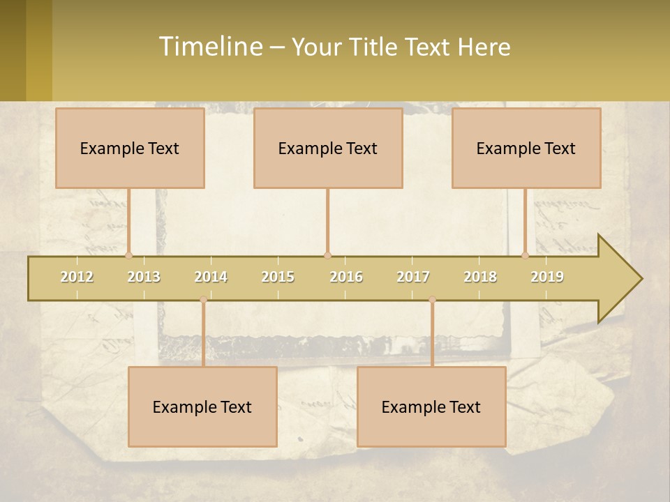 Write Tattered Page PowerPoint Template