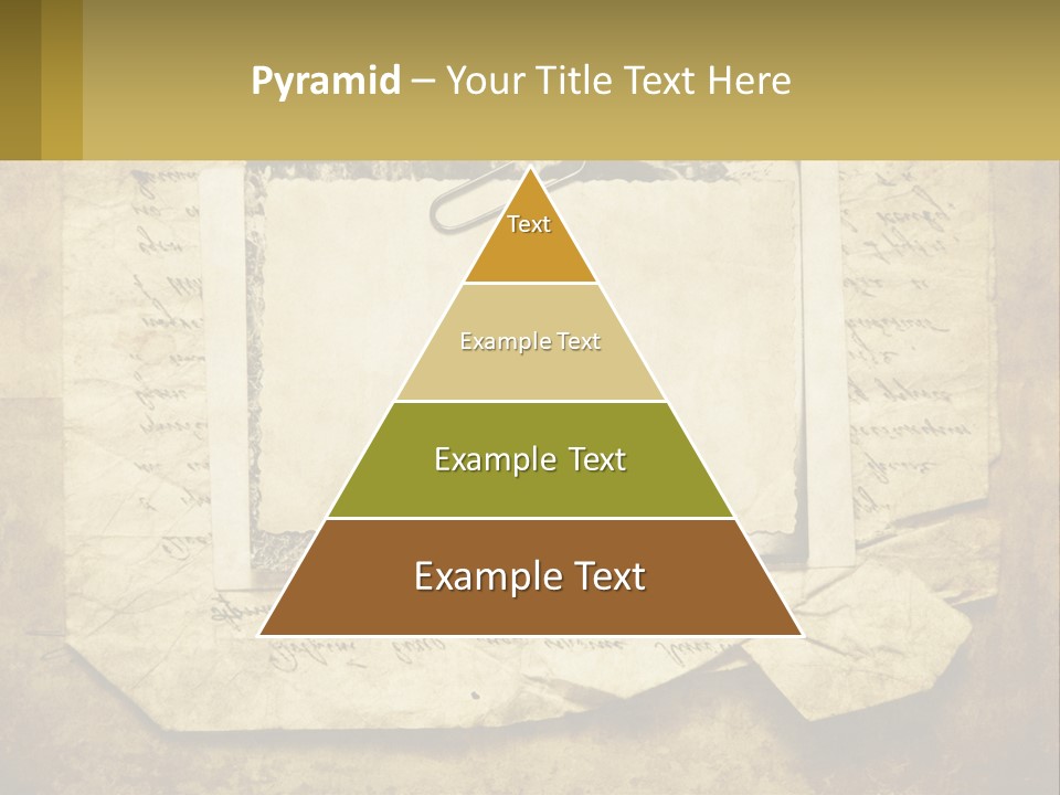 Write Tattered Page PowerPoint Template