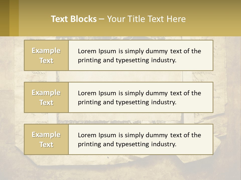 Write Tattered Page PowerPoint Template