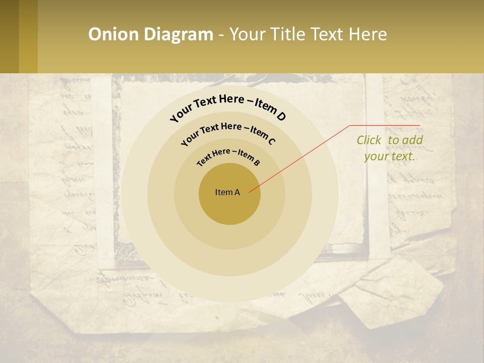 Write Tattered Page PowerPoint Template