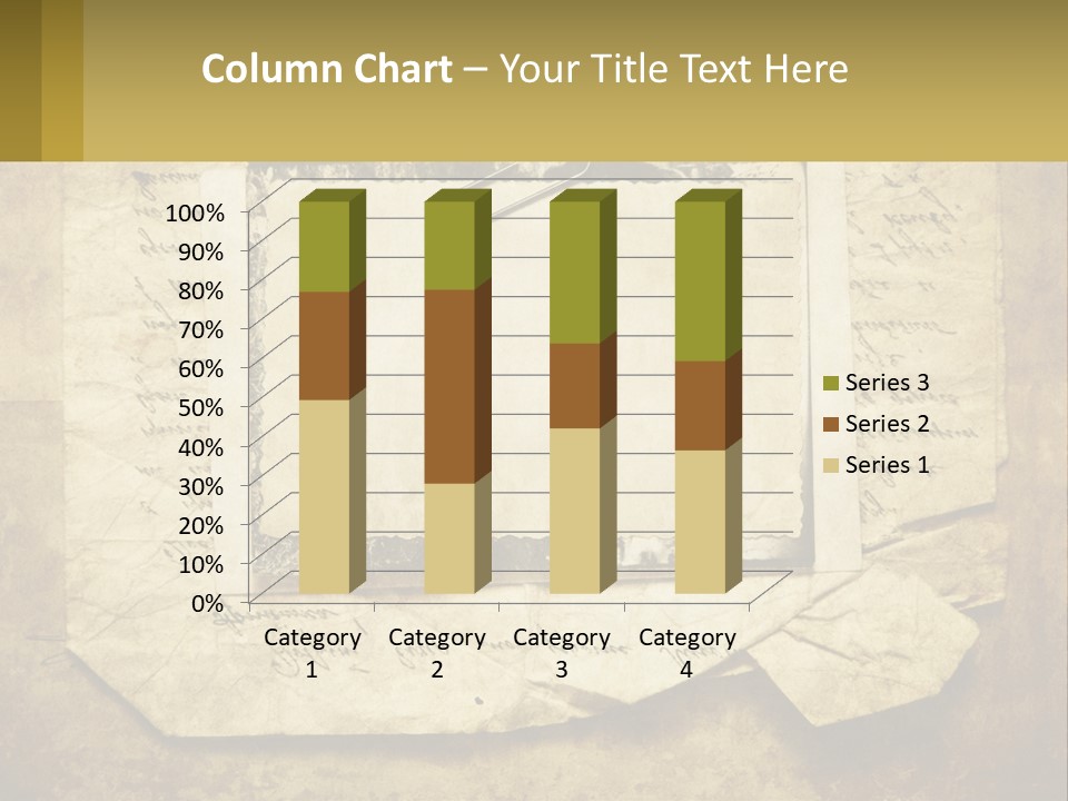 Write Tattered Page PowerPoint Template