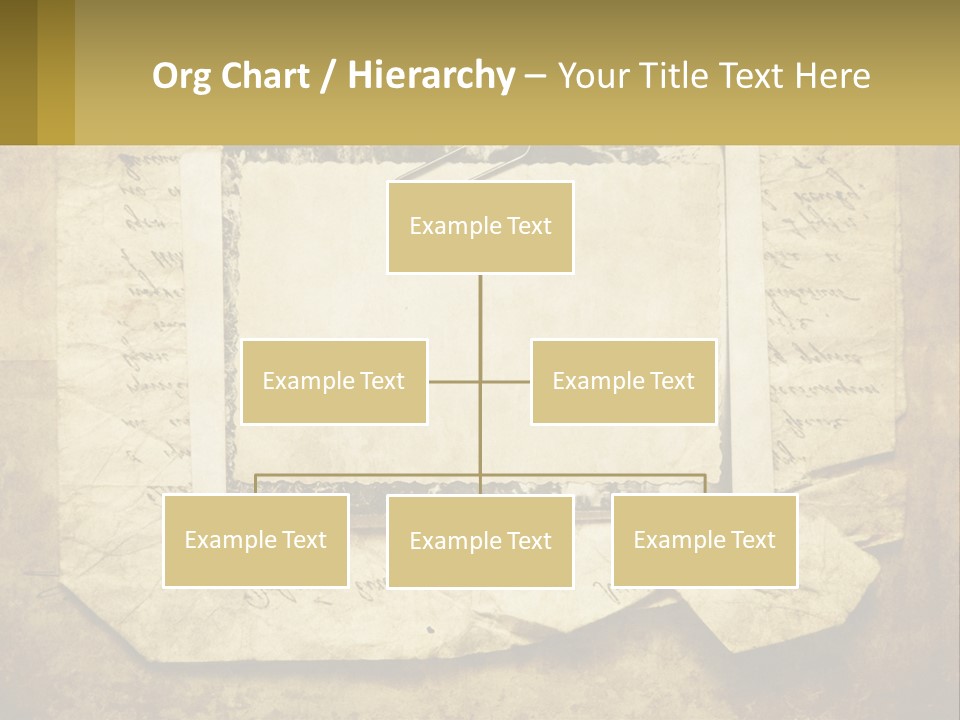 Write Tattered Page PowerPoint Template