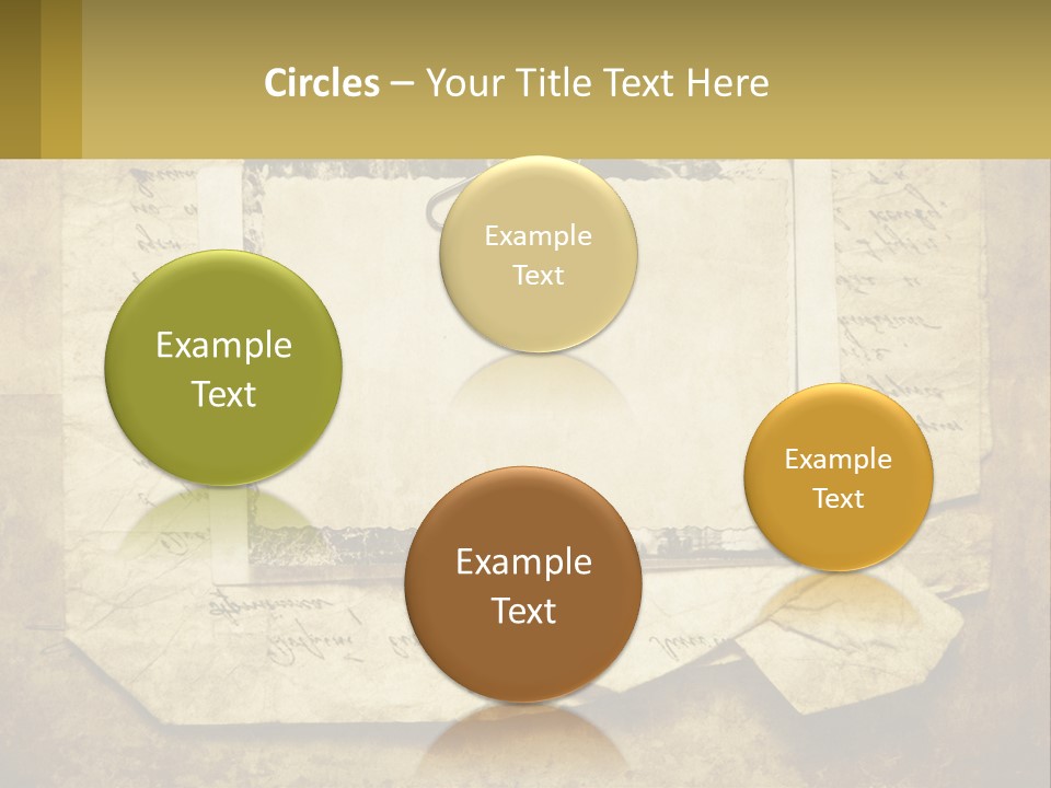 Write Tattered Page PowerPoint Template