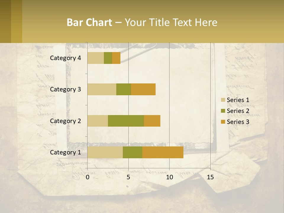 Write Tattered Page PowerPoint Template