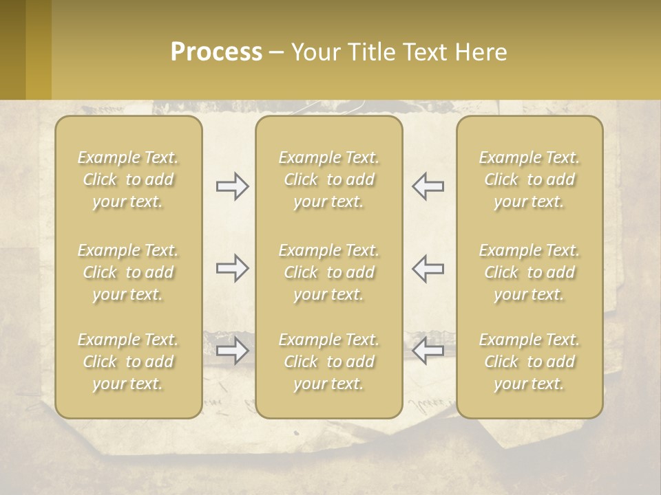 Write Tattered Page PowerPoint Template