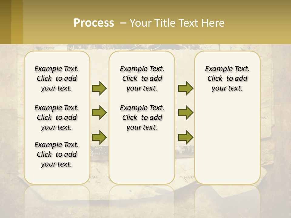 Write Tattered Page PowerPoint Template