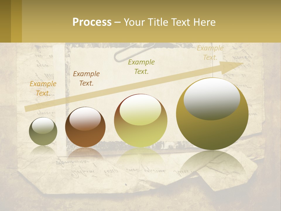 Write Tattered Page PowerPoint Template