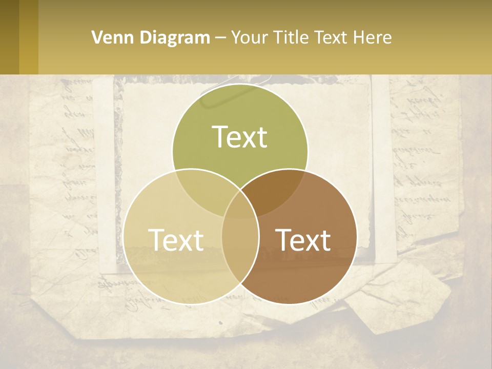 Write Tattered Page PowerPoint Template