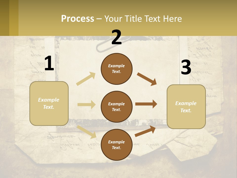 Write Tattered Page PowerPoint Template
