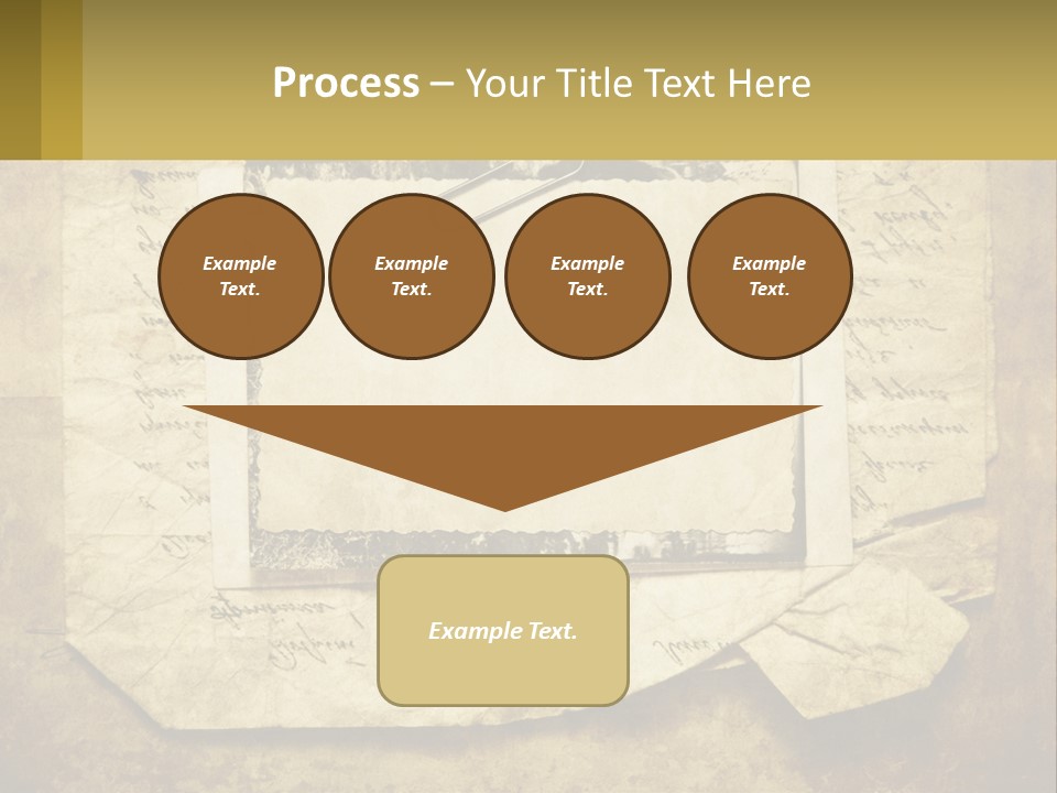 Write Tattered Page PowerPoint Template