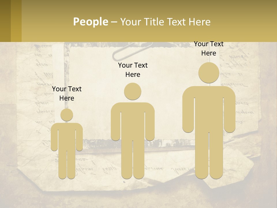 Write Tattered Page PowerPoint Template