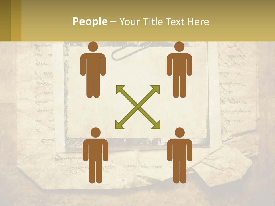 Write Tattered Page PowerPoint Template