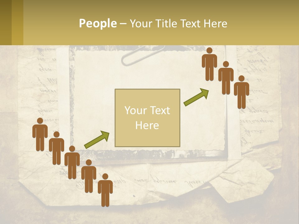 Write Tattered Page PowerPoint Template