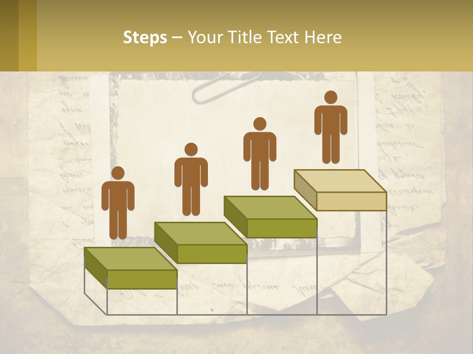 Write Tattered Page PowerPoint Template