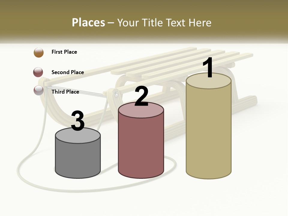 Plant Object Snowfall PowerPoint Template