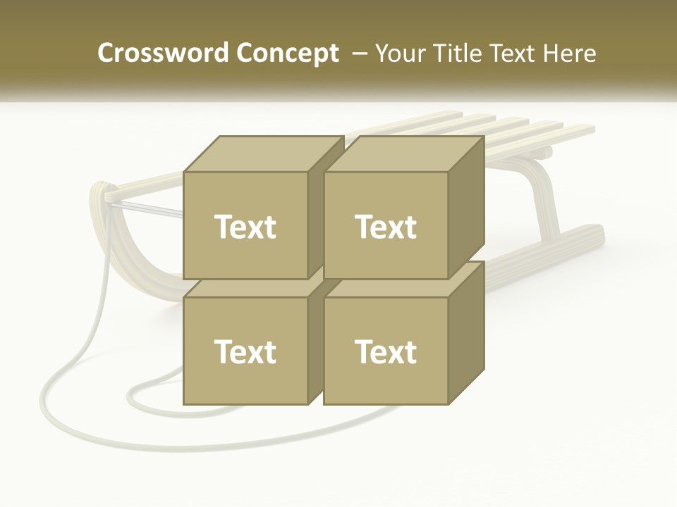 Plant Object Snowfall PowerPoint Template