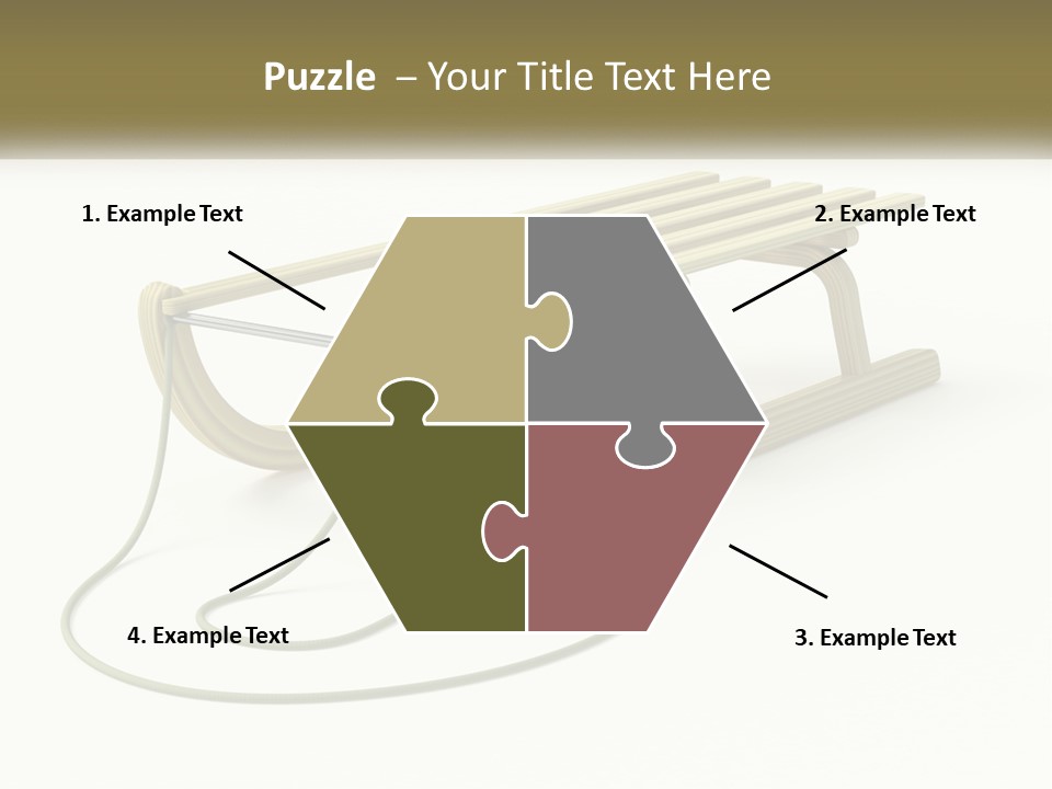 Plant Object Snowfall PowerPoint Template