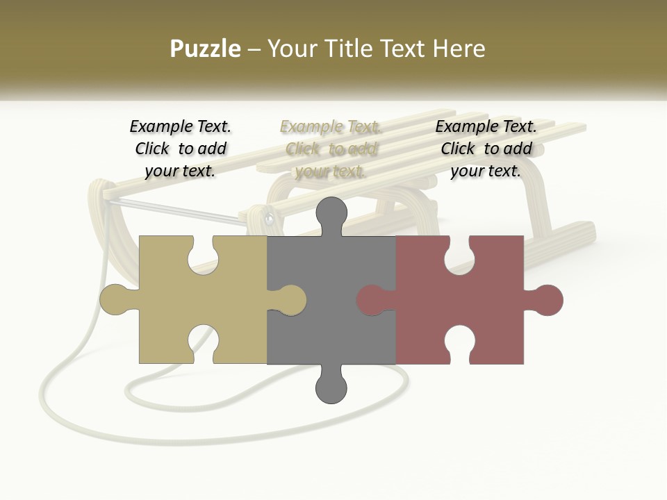 Plant Object Snowfall PowerPoint Template