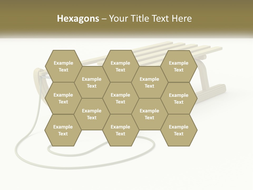 Plant Object Snowfall PowerPoint Template
