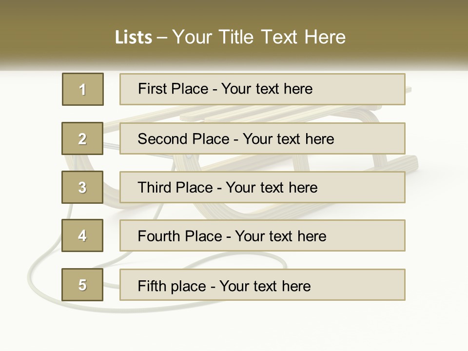 Plant Object Snowfall PowerPoint Template