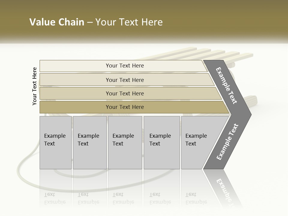 Plant Object Snowfall PowerPoint Template